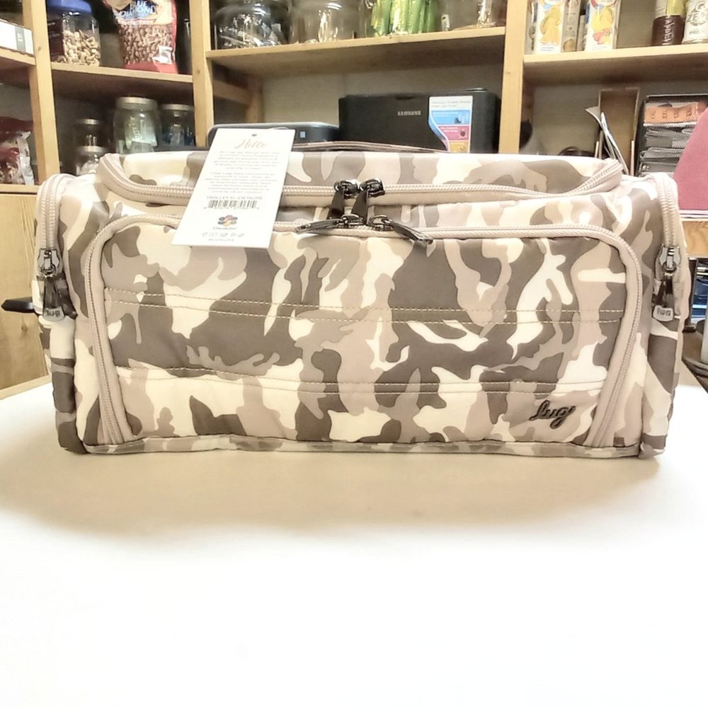 LUG Trolley XL Cosmetic Case in Camo Taupe
